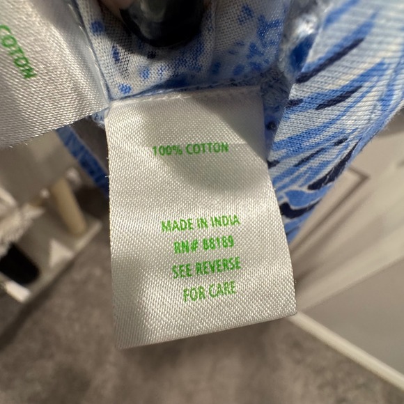 NWT Lilly Pulitzer Cass Dress - Bonaire Blue Coastal‎ Constellation - Size Small - Picture 11 of 13